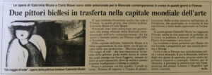Eco di Biella - 8 dicembre 1997 Biennale Firenze
