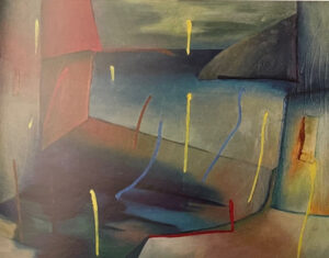 Andare lontano, 2020, olio su tela, cm 80x60